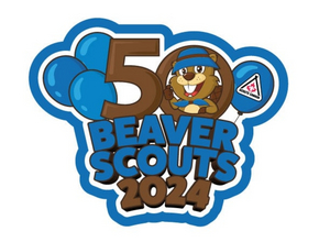 Beavers 50th Anniversary Crest - Beaver 50th Crest